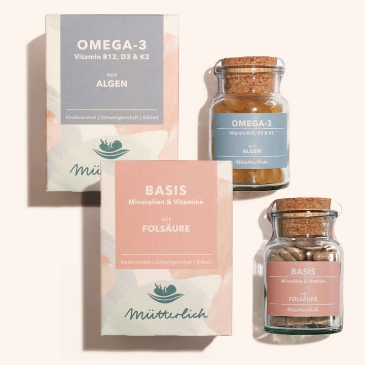 Starter Package Basic and Omega-3 for wholesale by mütterlich