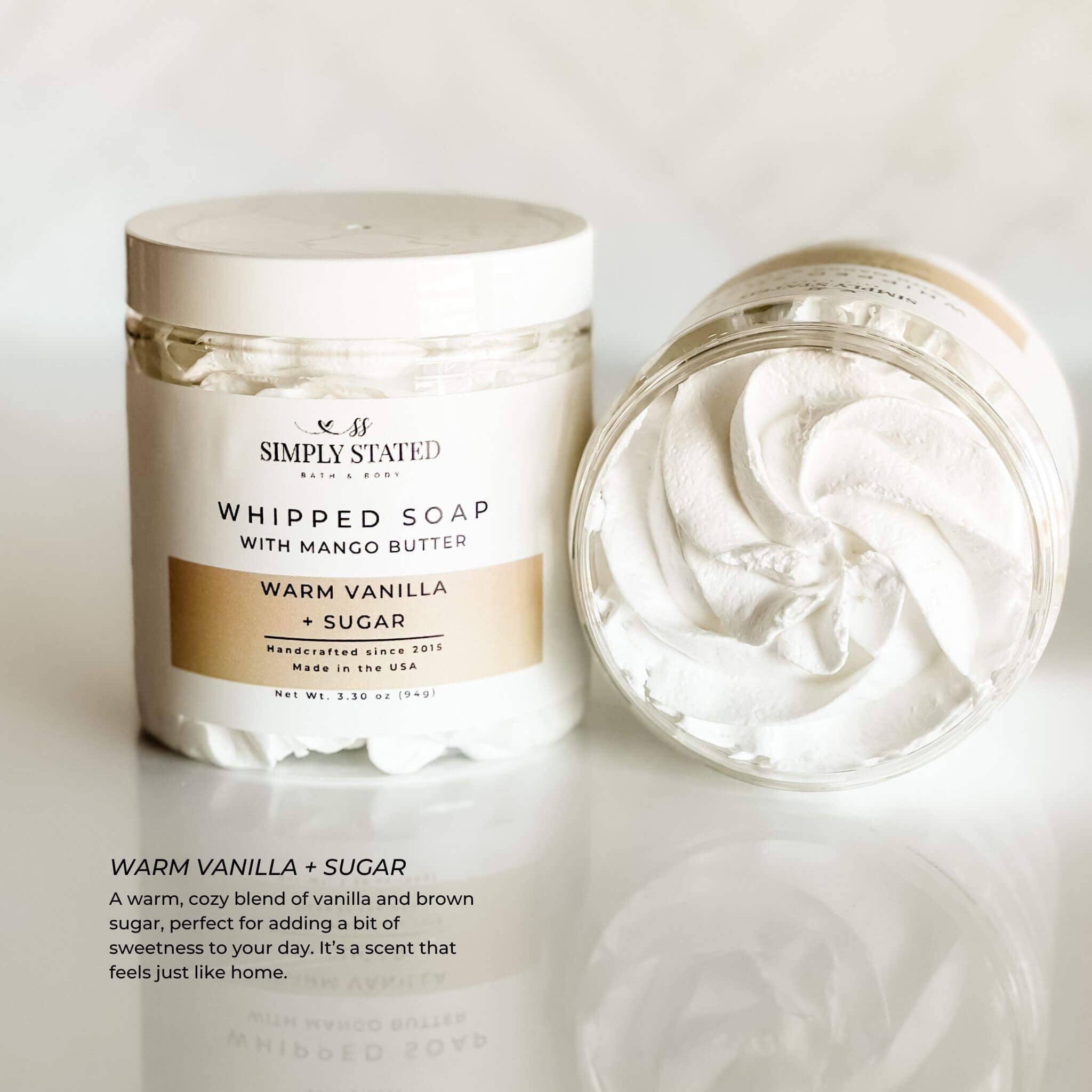Simply Stated Bath & Body - Wholesale Whipped Soap - Signature Whipped Soap-Creamy & Moisturizing Cleanser4