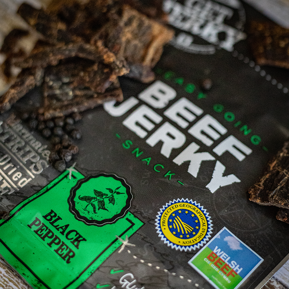 Trailhead | Get Jerky – wholesale Jerky – Black Pepper Jerky - Robust & Spicy Beef Jerky 1