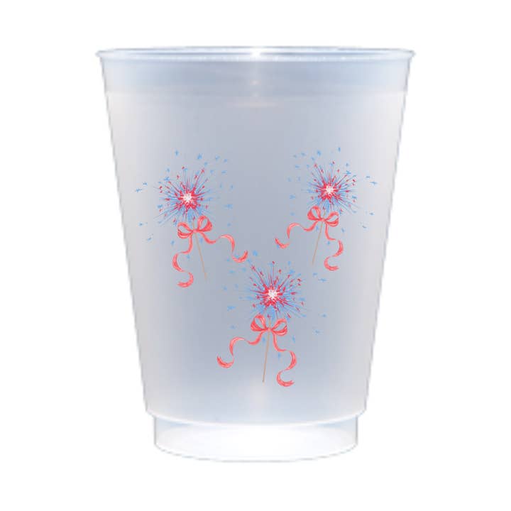 All American Sparklers Shatterproof Cup | Set of 8, 16 oz for wholesale by Busy Bee Gift