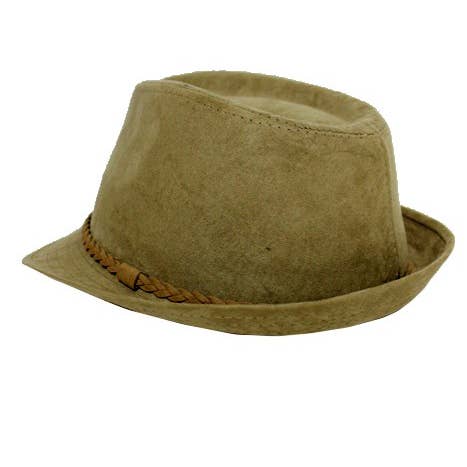 Cap Zone - Wholesale Fedora - Unisex - Monochromatic Braid Fedora1