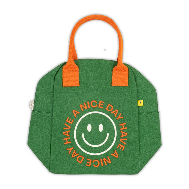 Fluf - Wholesale Lunch Bag/Box - Zipper Lunch - Have a Nice Day2