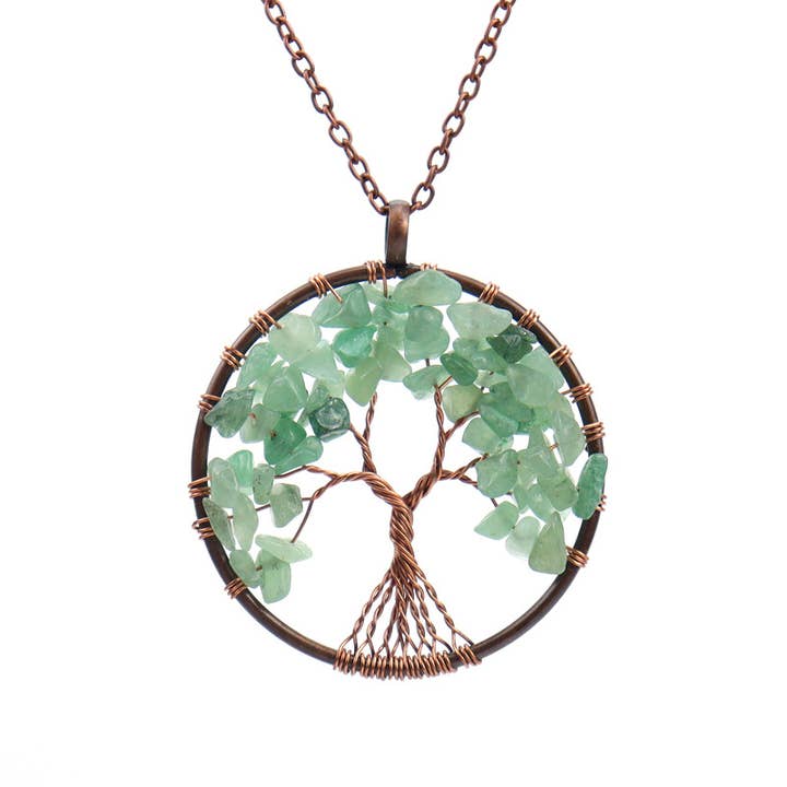 Gypsy Soul - Wholesale Pendant/Charm Necklace - Spirit Tree Bronze Necklace - 12 necklaces5