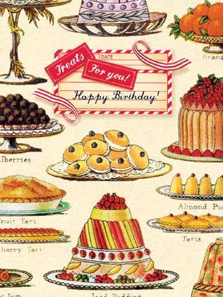 CC236 traktaties voor jou! Fijne verjaardag! Desserts voor wholesale door Cartolina Cards Inc.