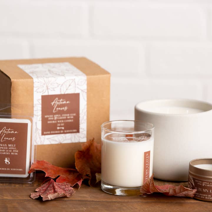 Freedom Studios - Wholesale Travel Candles - Autumn Leaves 4 oz Candle6