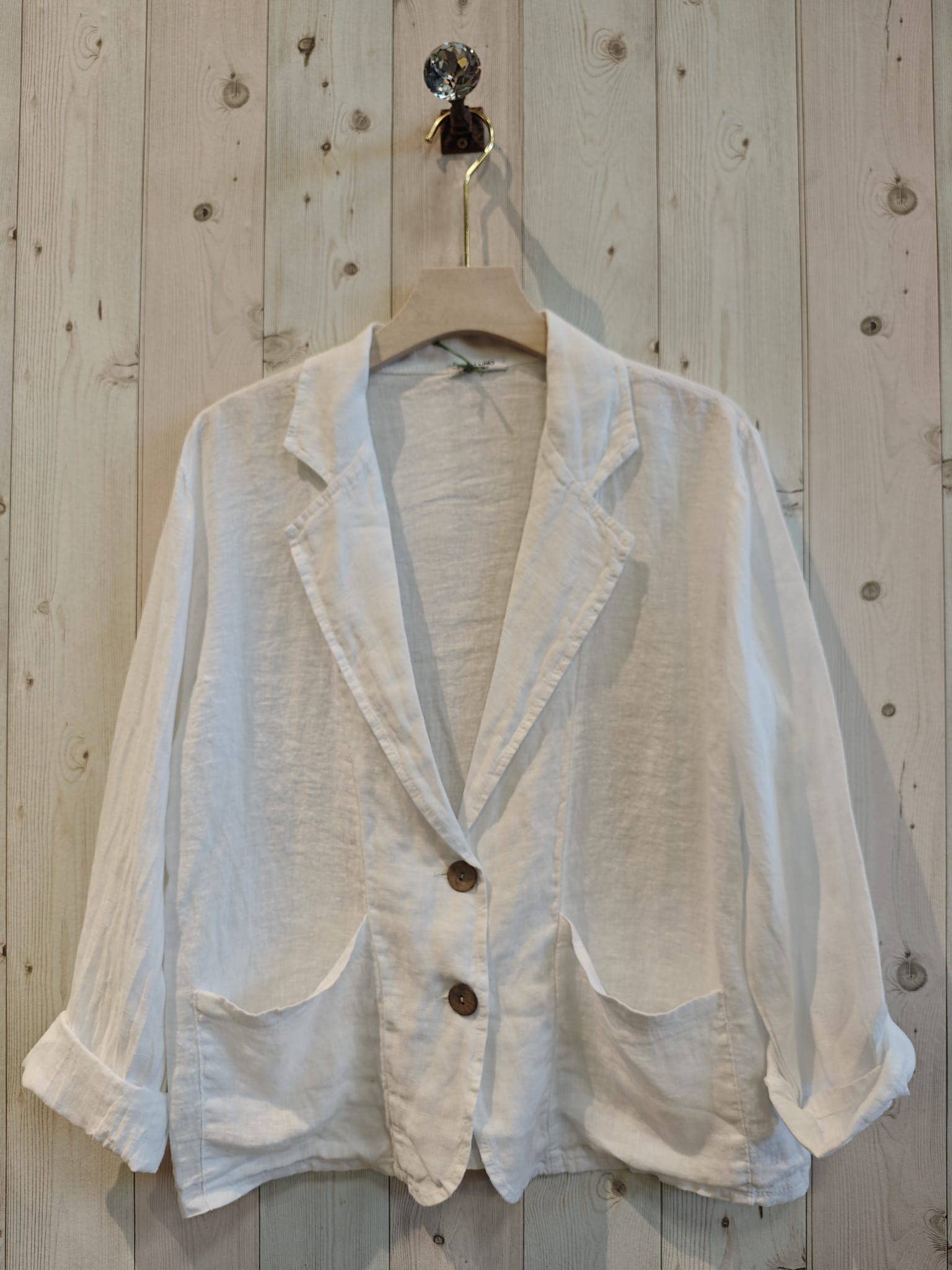 Linen & More - Wholesale Blazer - Women's - REF 17762 BLAZER TWO POCKETS 100% LINEN11