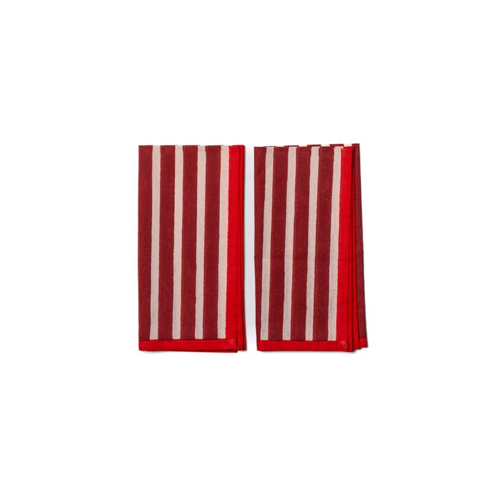 YOD&CO – wholesale Dinner & cloth napkin – Block Stripes Napkins1