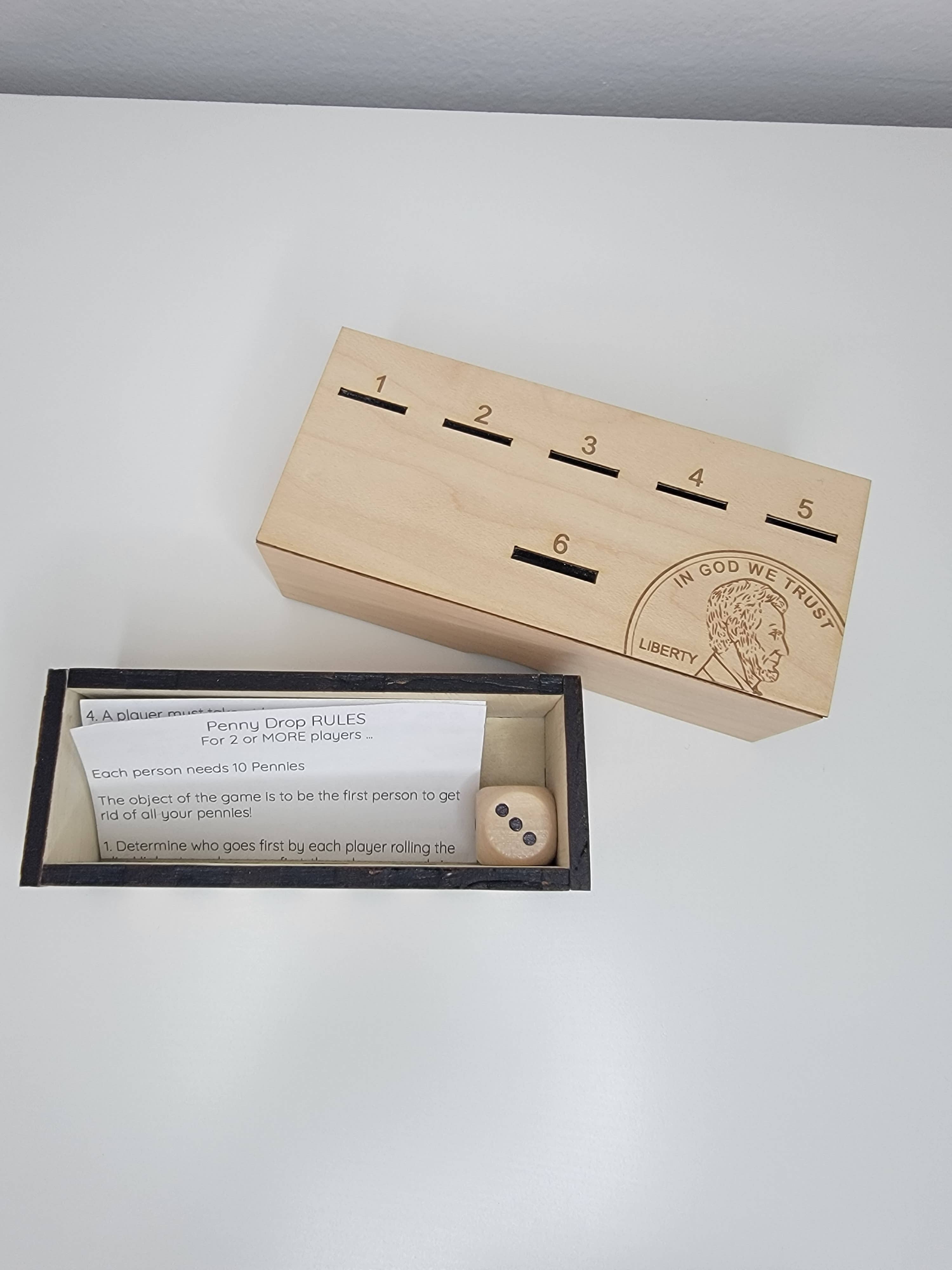 lou+teak - Wholesale Board Game - The Penny Game, Laser Cut and Engraved2