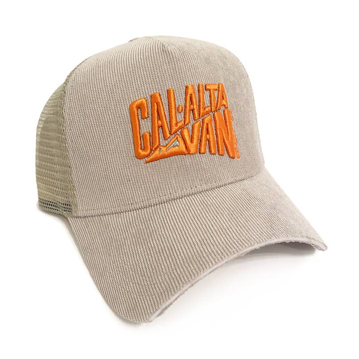 CASQUETTE TRUCKER CAL-ALTA VAN CORD - Beige pour la vente par Any7