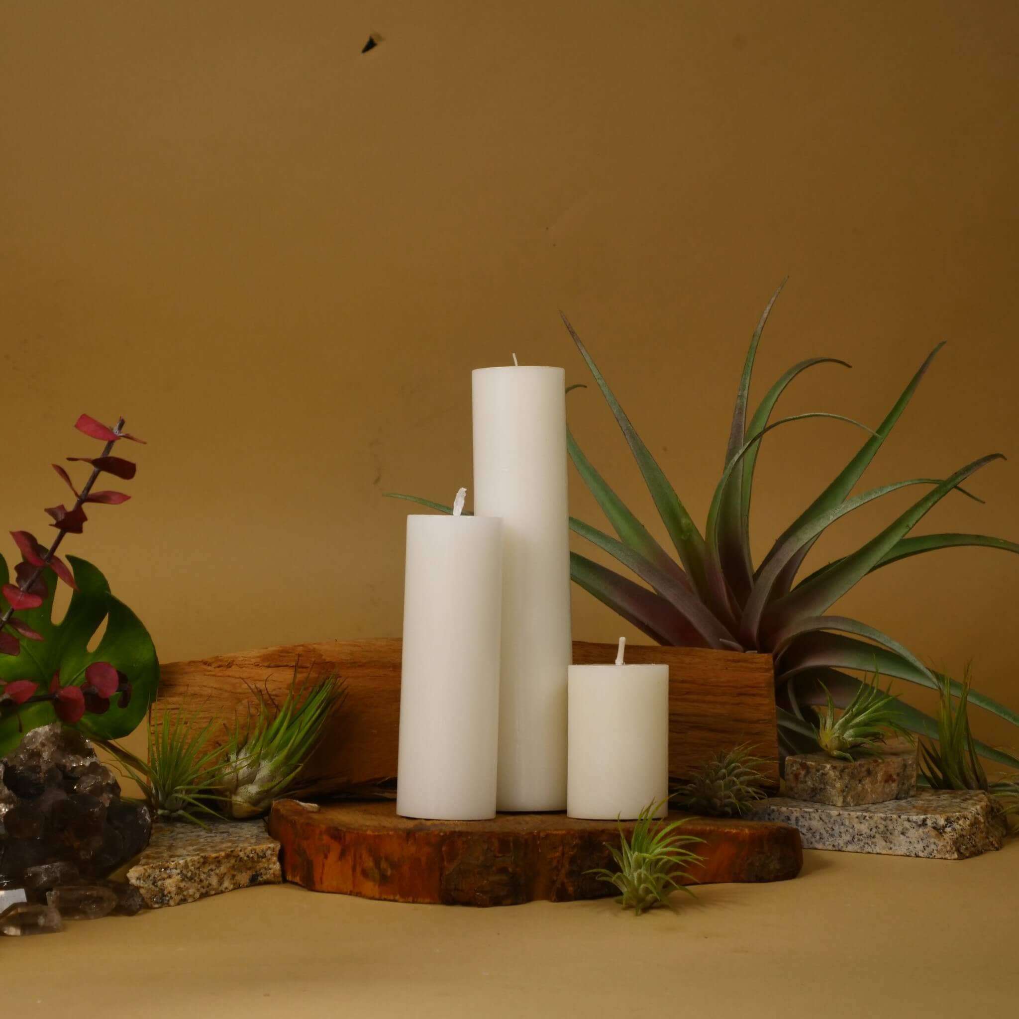 ENVIRONMENT - Wholesale Zuilkaars - Witte pilaarkaarsen25