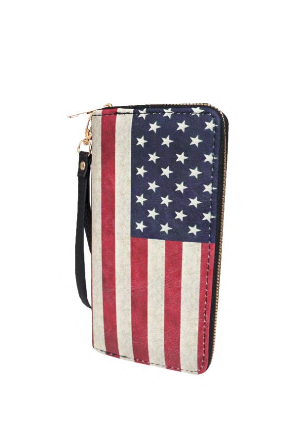 Cap Zone - Wholesale Tote Bag - Women's - American Flag Leather Tote Bag4