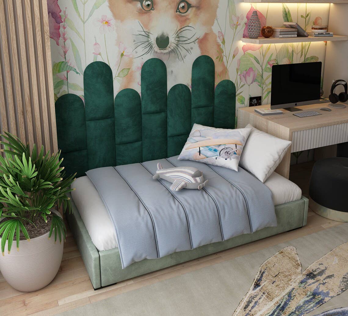 ATB-Sound sp. z o. o. - Wholesale Wall Decor - Kids & Baby - Soft Velour Acoustic Headboard Panels | Kids' Room Decor5