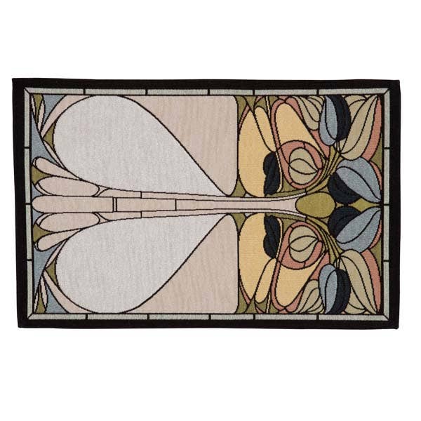Art Nouveau Floral Window Peridot- Placemat for wholesale by Rennie & Rose