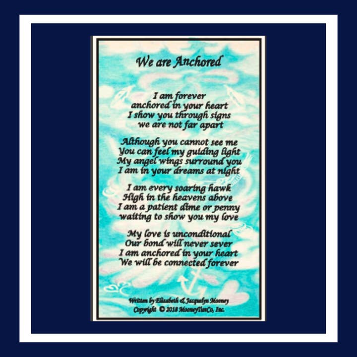 We Are Anchored Bookmark (pack of 25) Made in the USA for wholesale by Merry Christmas From Heaven