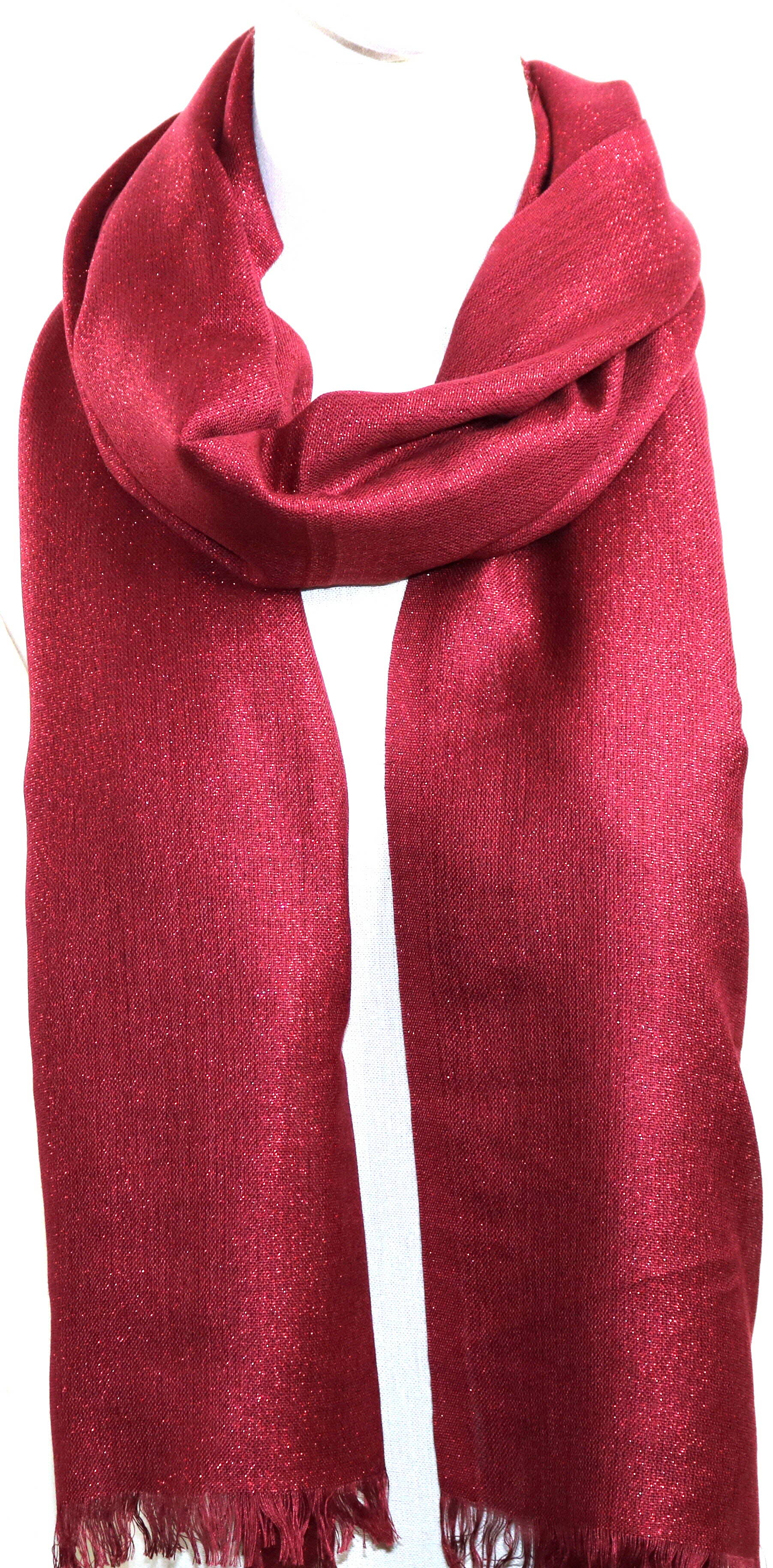 FRAAS - The Scarf Company - Wholesale Wrap - Women's - Solid Metallic Woven Evening Wrap18