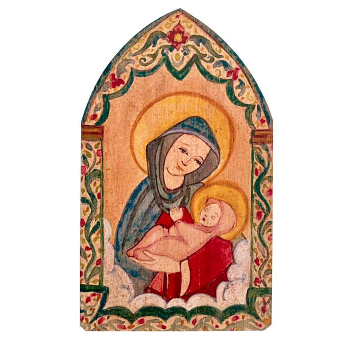 Madonna and Child A - Illumination of Mind for wholesale by Lynn Garlick Retablos