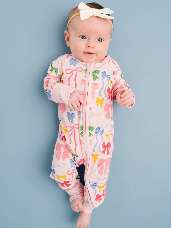 Bow Collection Bamboo Sleeper for wholesale by Little One Shop
