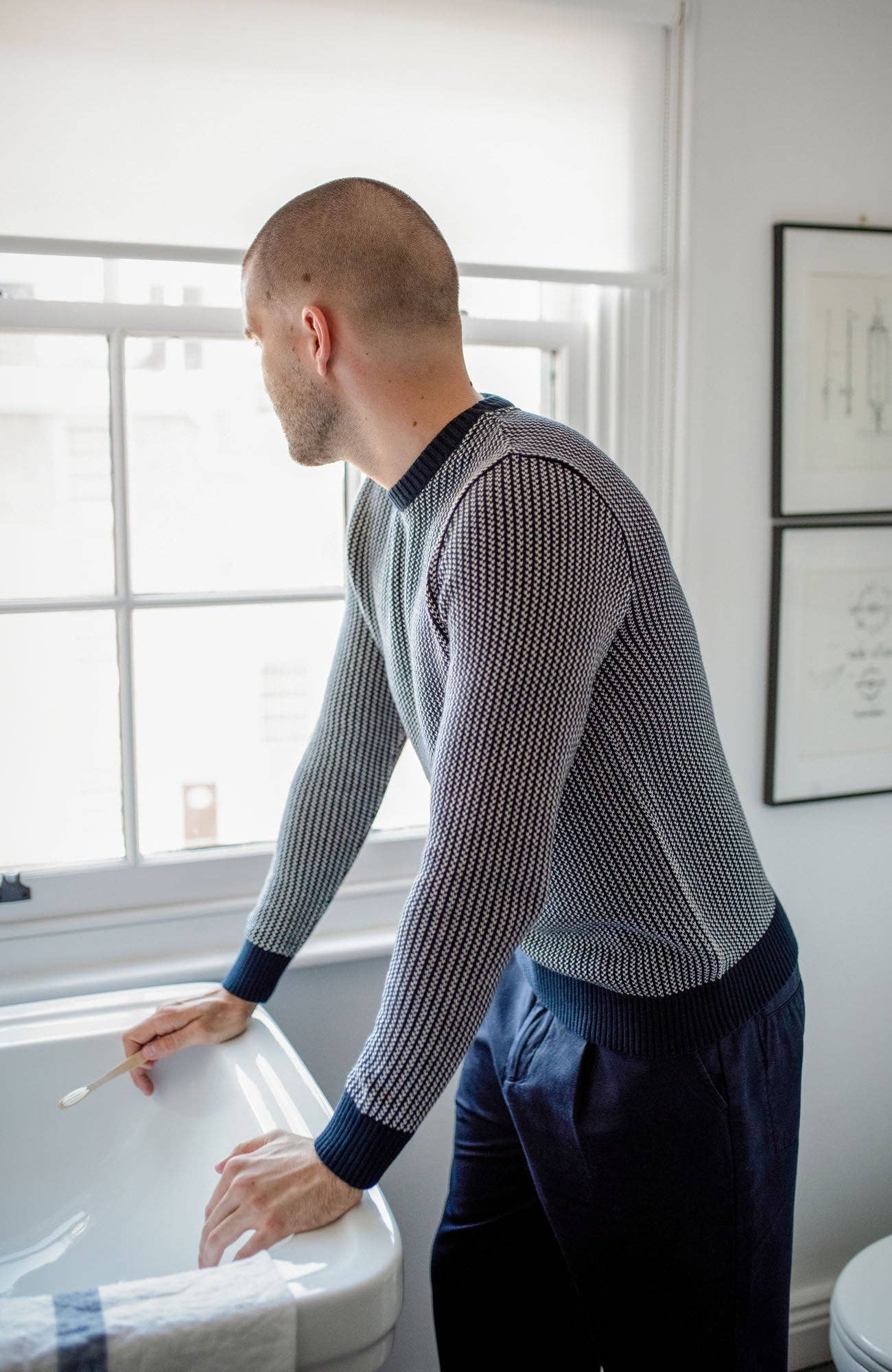 Paul James Knitwear - Vente Pull en maille – homme - Pull homme 100 % coton à point torsadé style pêcheur9