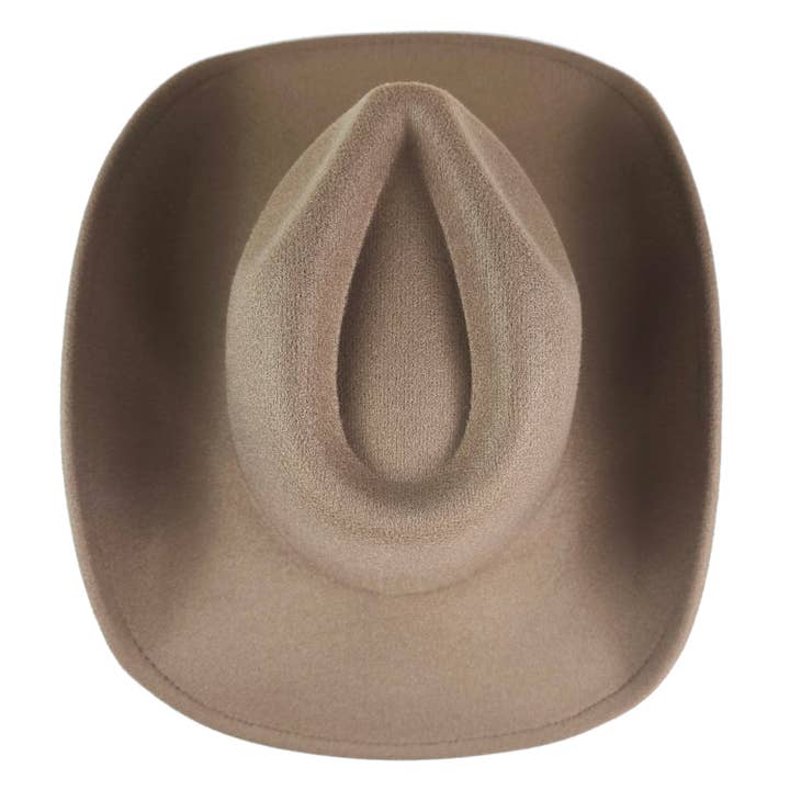 AdornWise - Wholesale Cowboy Hat - Unisex - Vegan Felt Classic Cowboy Hat – Adjustable & Durable