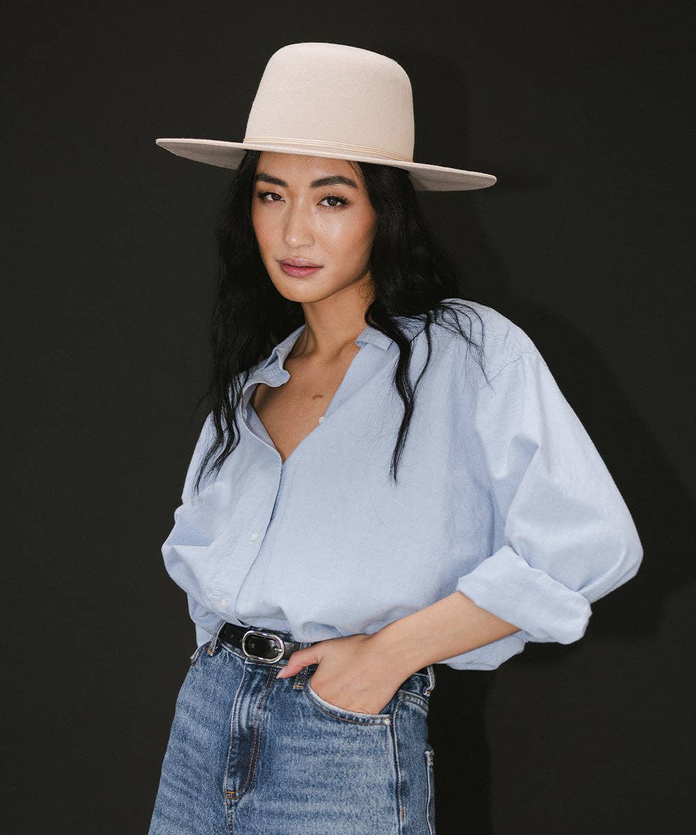 Gigi Pip - Wholesale Fedora - Women's - Rue Open Crown5