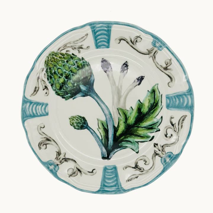 Artichoke dinner plate (set of 4) for wholesale by Duggan Society