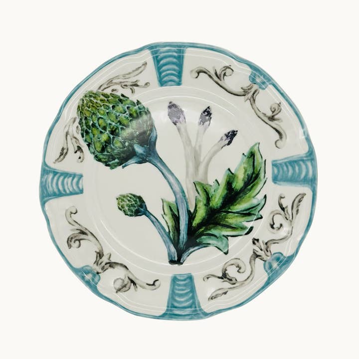 Duggan Society - Wholesale Dinner Plate - ARTICHOKE DINNER PLATE (set of 4)