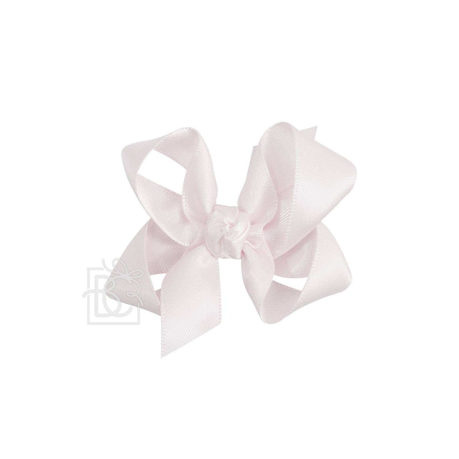 Beyond Creations, LLC - Wholesale Hair Bow - Kids - SATIN BOW ON CLIP170