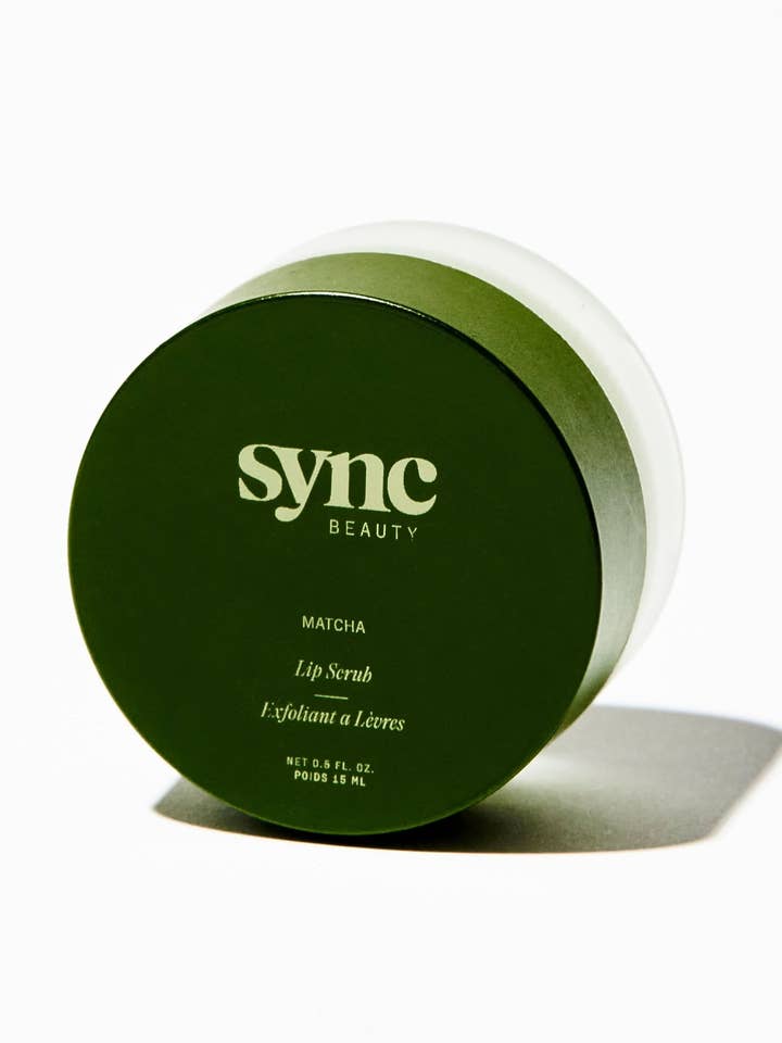Matcha Lip Scrub for wholesale by Sync Beauty
