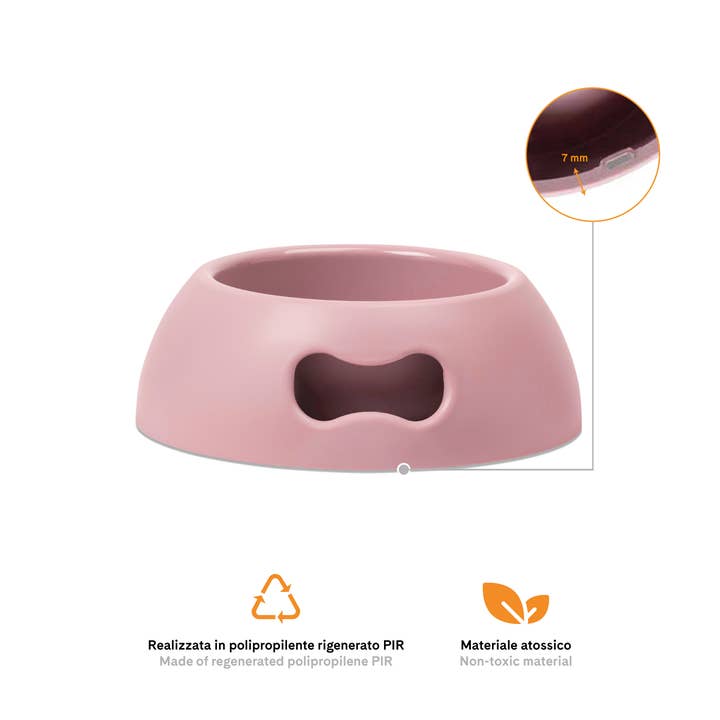 United Pets - Wholesale Pet Bowl - Cat/Dog - Indestructible eco-friendly bowl for cats and dogs - M2