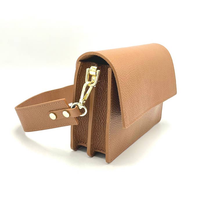 Suie Valentini srl - Wholesale Shoulder Bag - Women's - Genuine leather shoulder bag, Made in Italy, art. 112540