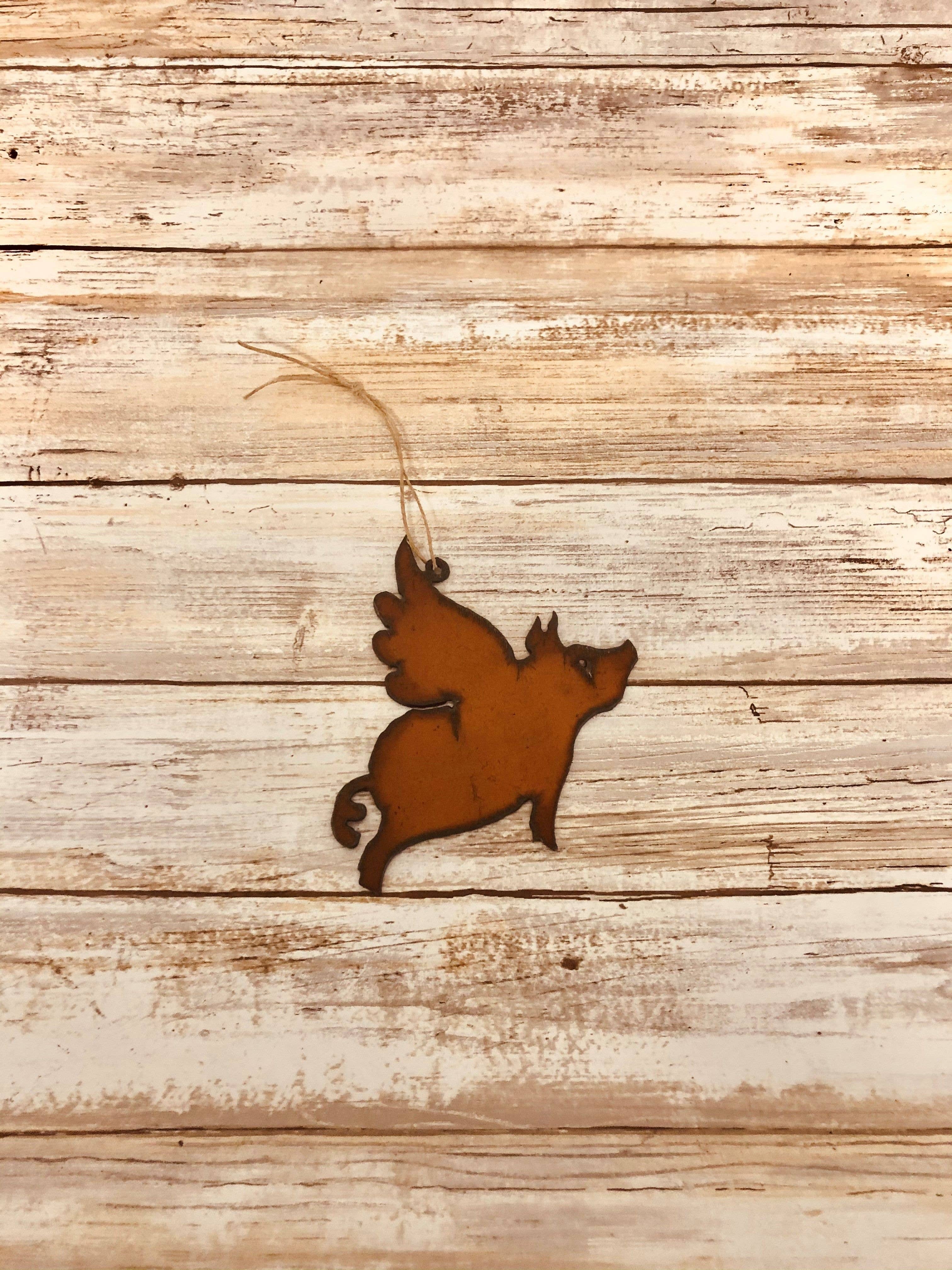Universal Ironworks USA - Wholesale Ornament - Flying Pig Ornament