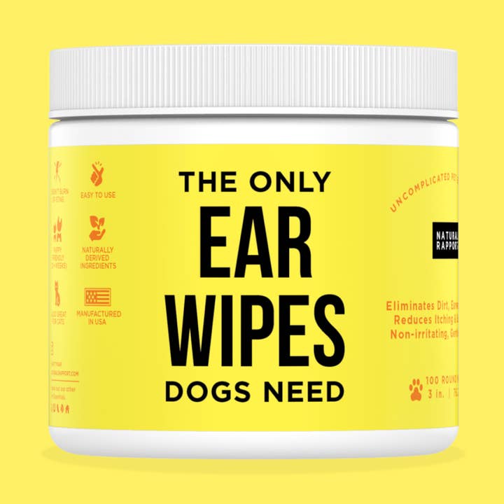 The Only Ear Wipes Dogs Need for wholesale by Natural Rapport