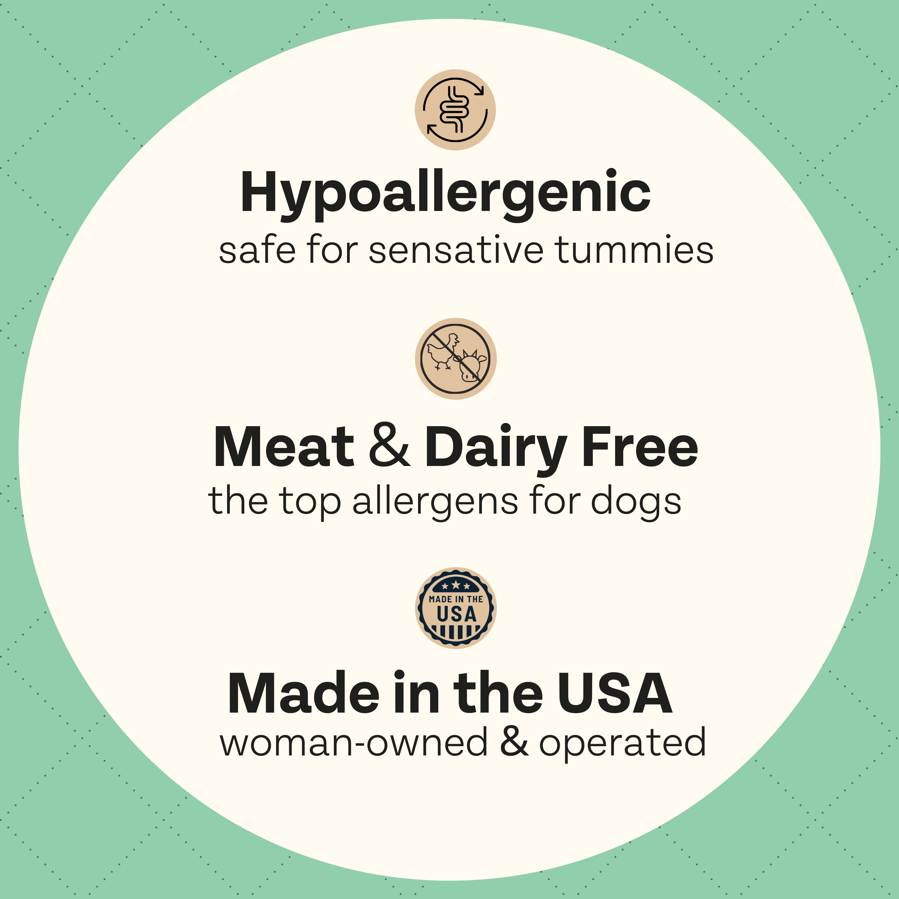 Chippin - Wholesale Pet Treats - Dog - Veggie Dailies Kale Carrot Spirulina Dog Treats4