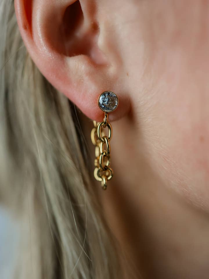 LUXE LOOP EARRINGS for wholesale by SHOP HARCO
