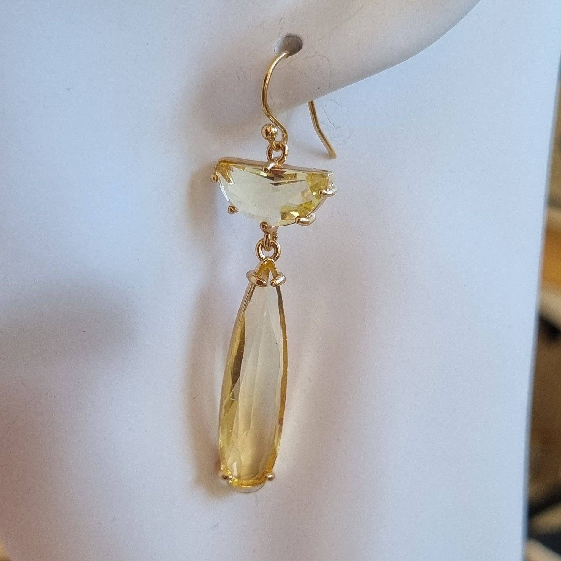 PearlGem Designs - Wholesale Dangle Earrings - Gaeb Quartz drop Earring4