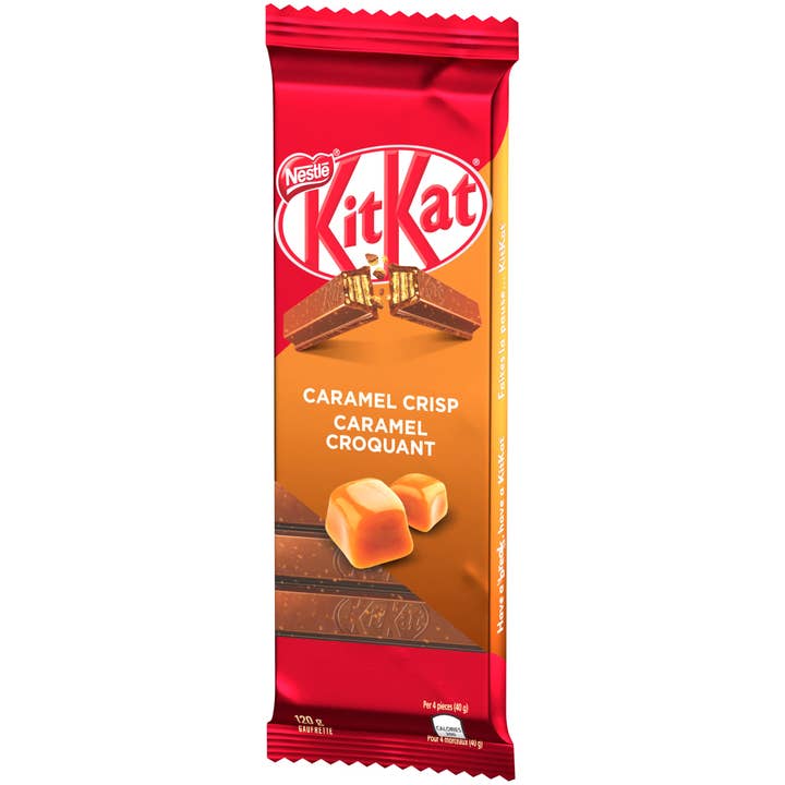 Echo Sales America - Wholesale Chocolate Bar - NESTLE KITKAT Caramel Crisp Wafer Chocolate Bars,120 g x 15