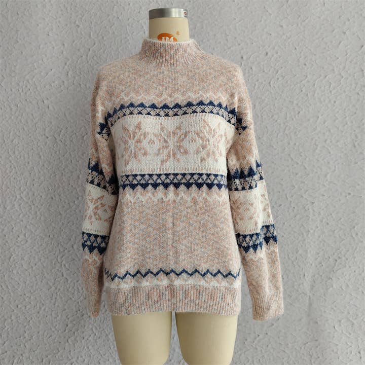 alberalkirk - Wholesale Knit Sweater - Women's - Christmas Chenille Snowflake Sweater Women N5A646