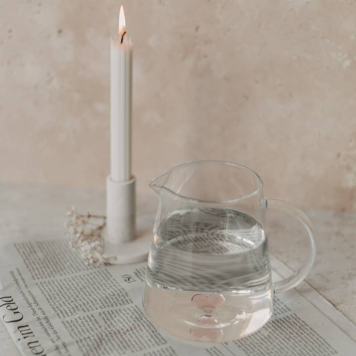 Eulenschnitt - Wholesale Carafe - Carafe Heart Shape Pink (PU = 4 pcs)6