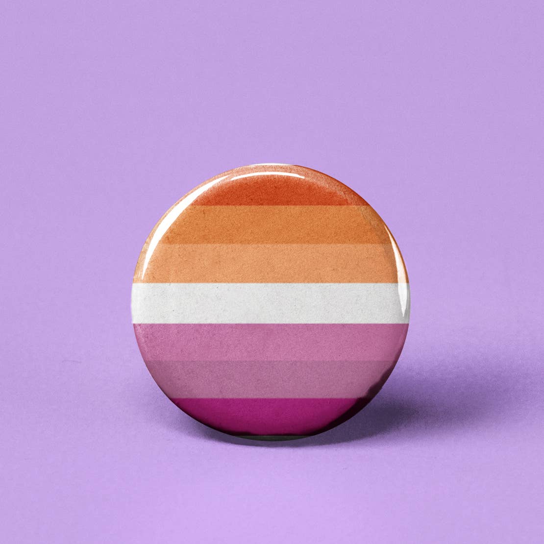 The Pin Pal Club - Wholesale Lapel Pin/Button - Lesbian Pride Flag Pinback Button