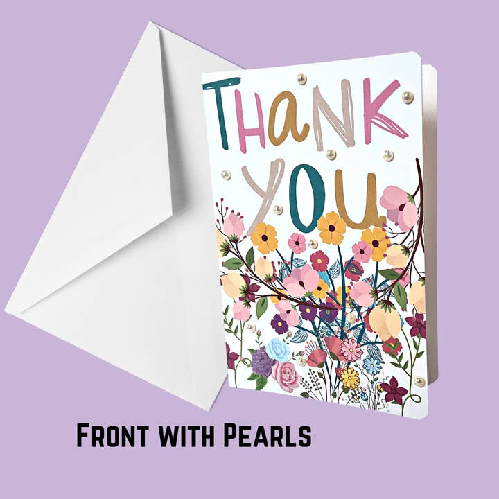 Thank You Greeting Card for wholesale by Betty J
