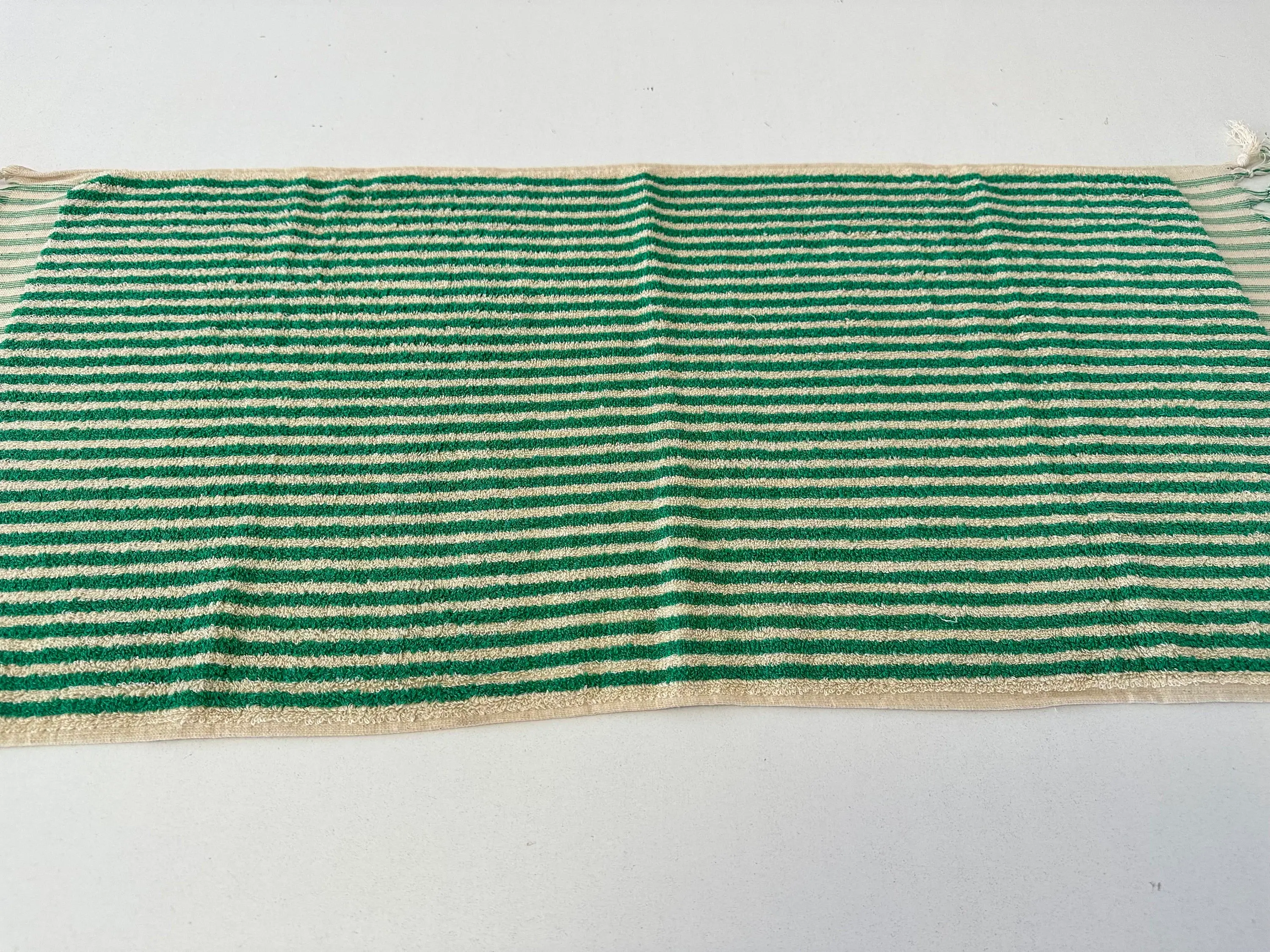 YURTLUS - Wholesale Hand Towel - Organic Stripes Series - Hand Towel 18x 37,Soft Thick Towel, Kitchen Towel - Green6