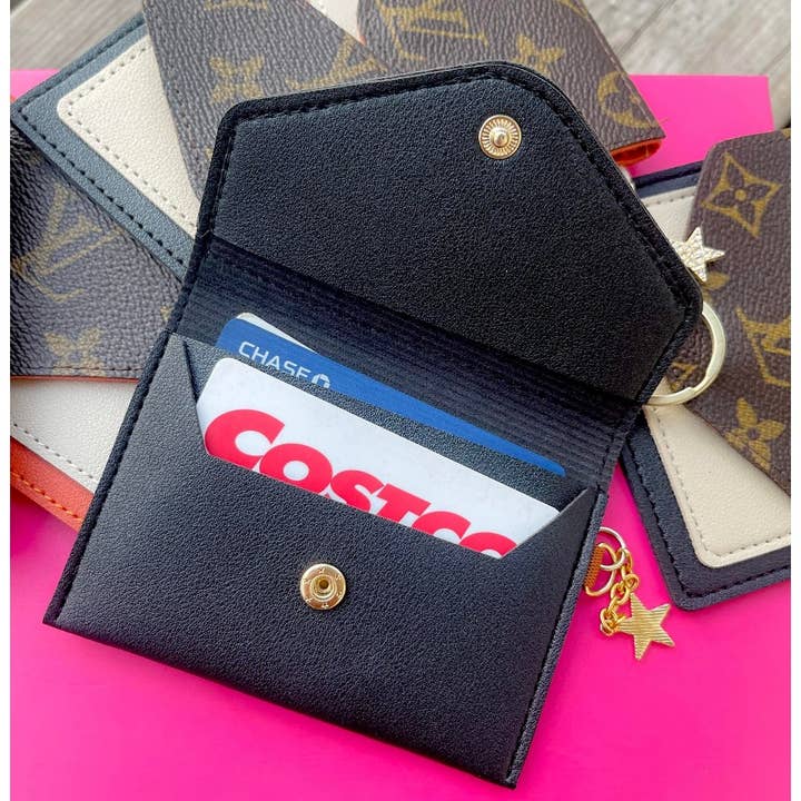 Contagious Couture - Wholesale Card Holder - Women's - Upcycled Two toned Credit card holder1