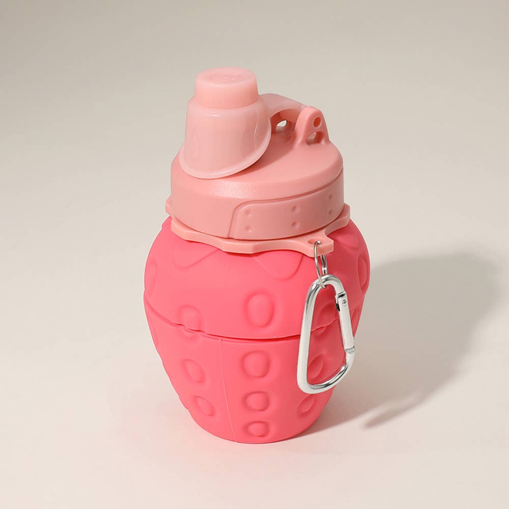 Sensibling Corp. - Wholesale Water Bottle - Collapsible Strawberry Water Bottle1