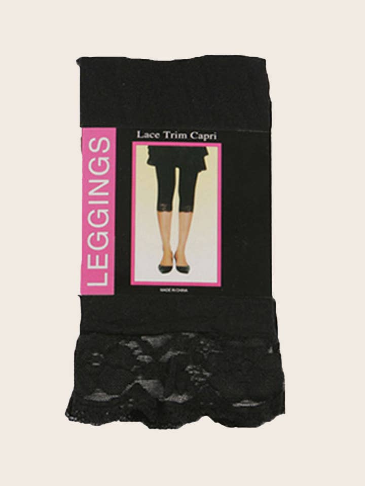 Isadora, Tipi toe, & James Fiallo - Wholesale Pantyhose - Women's - Isadora Women Ultra-Soft Opaques Footless Capri Lace Tights6