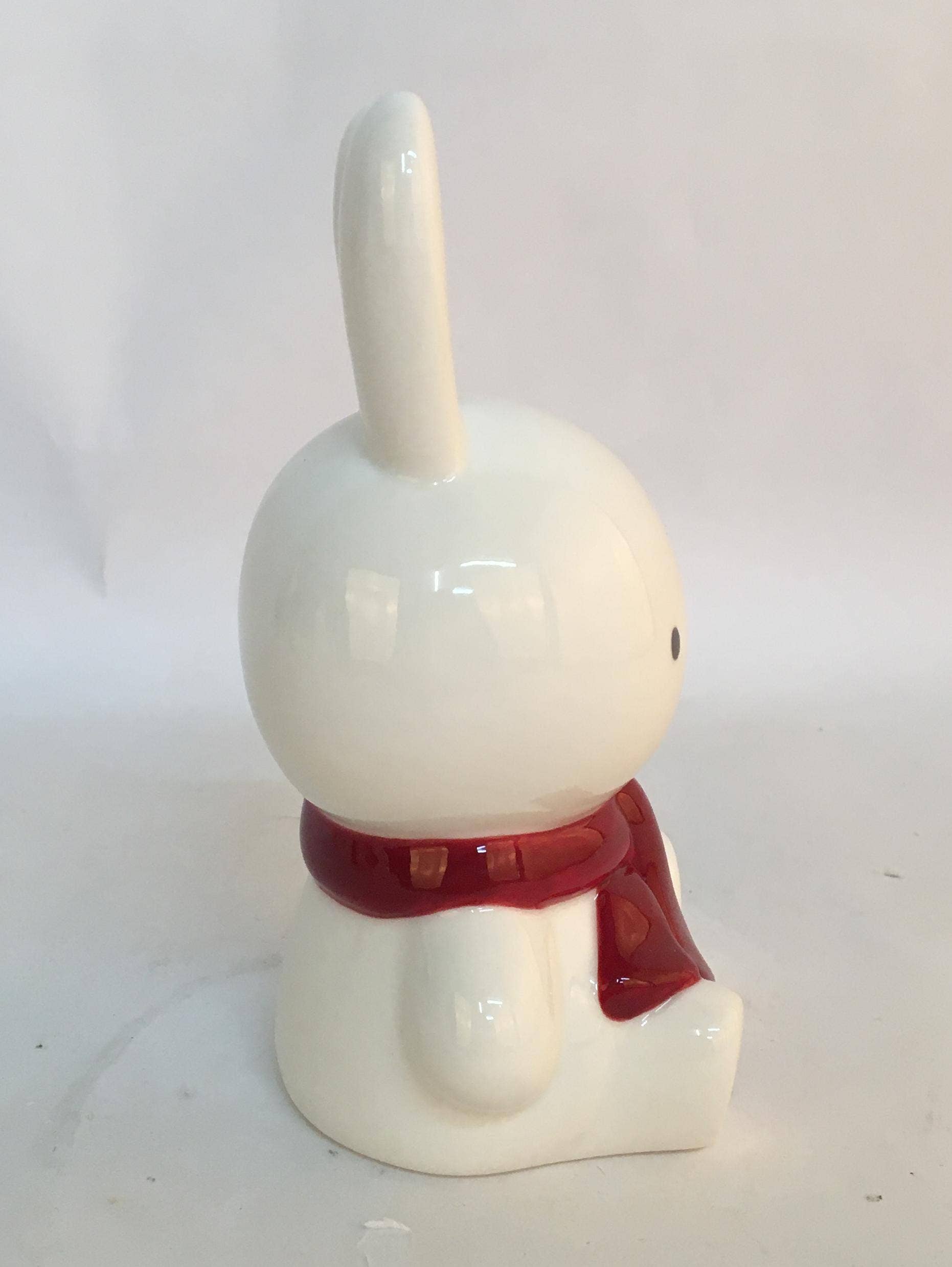 Blue Sky Clayworks - Wholesale Christmas Decoration - Miffy's Snuggle Christmas Figurine Burgundy1