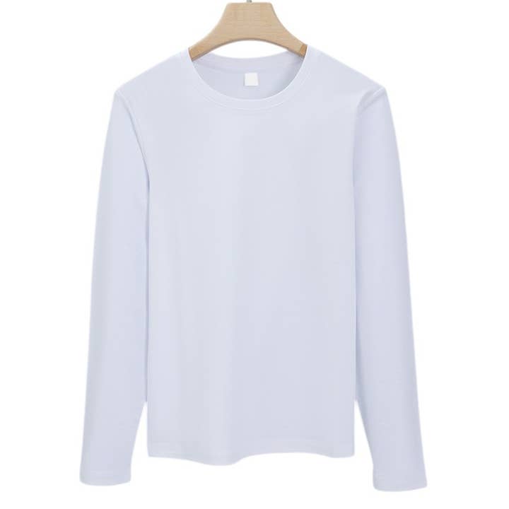 T-shirt à manches longues blanc pour la vente par Last True Angel