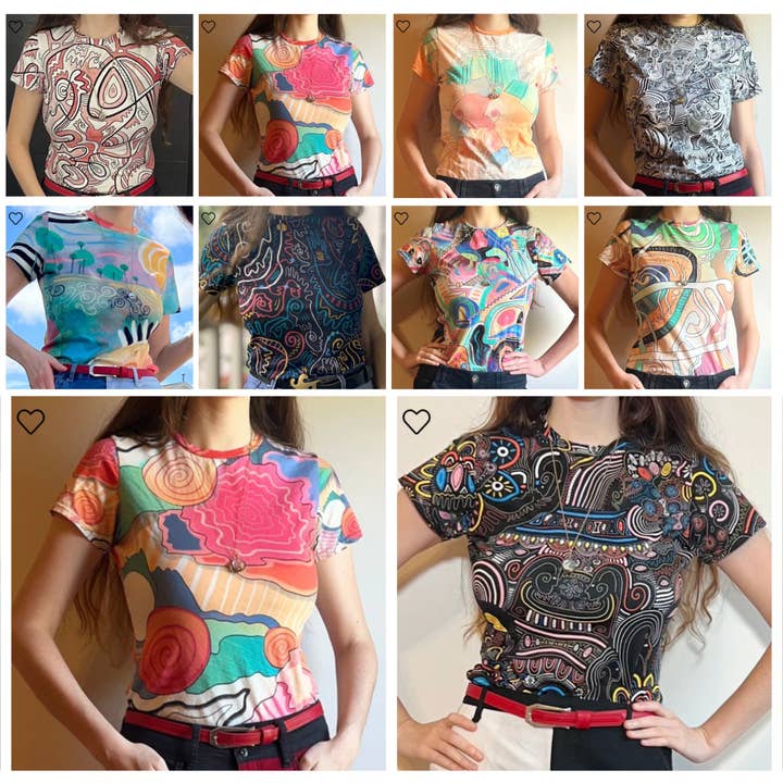 Women's T-Shirt Mix Pack (9 Shirts) for wholesale by All Around Artsy