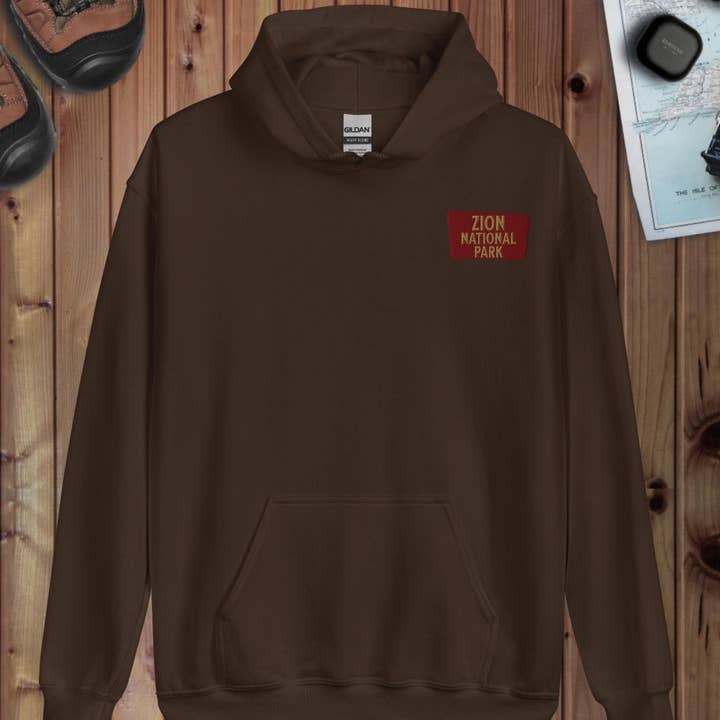 Zion National Park Angels Landing Hoodie for wholesale by Parks Apparel