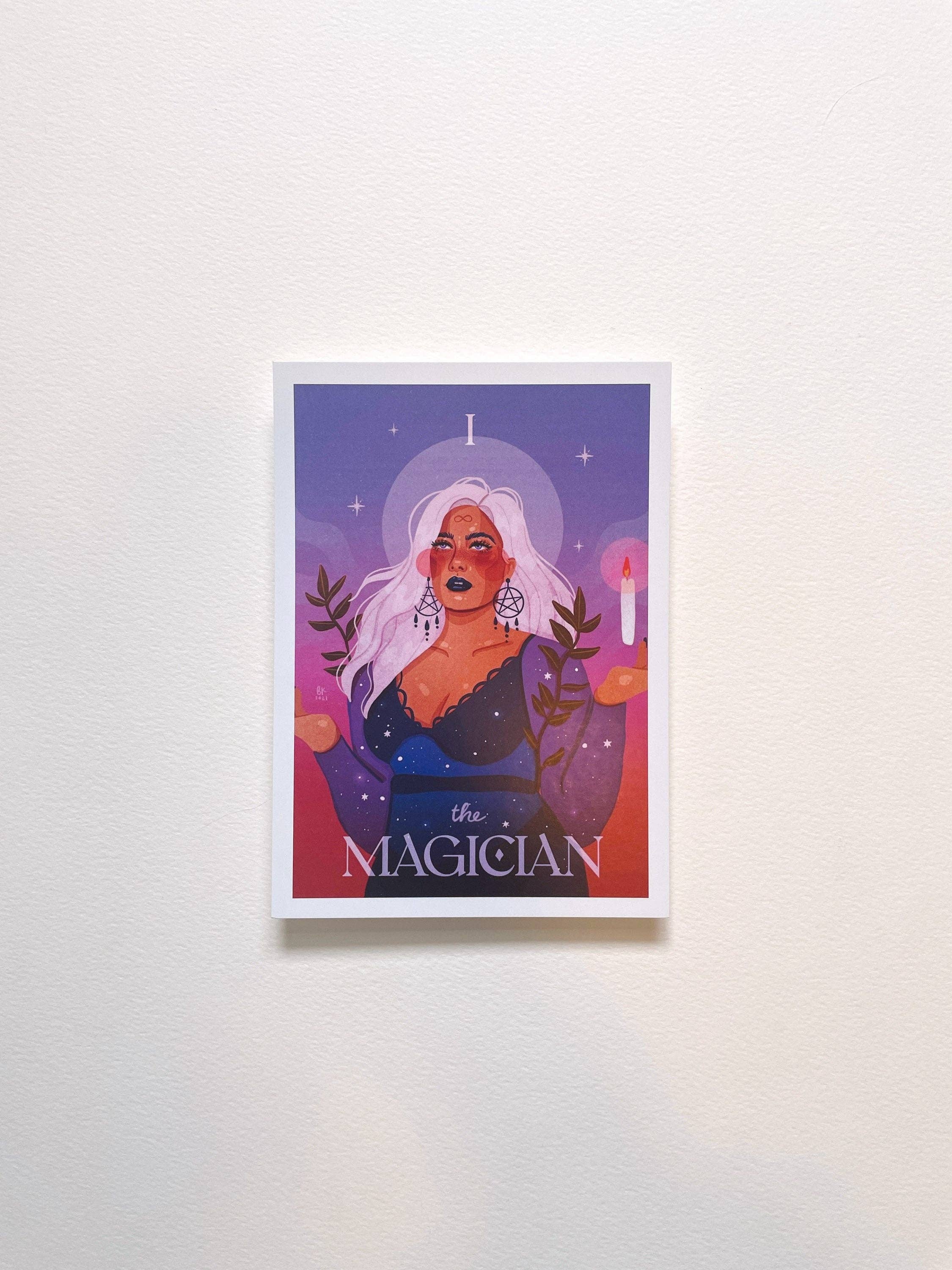 Brittany Keller Art – Engroshandel Kunsttryk – Tryllekunstneren Mini Print1