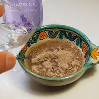Zakia's Morocco - Wholesale Skincare Face Mask - Organic Moroccan Ghassoul "Rhassoul" Clay Face and Hair Mask - Lavender - 8 oz.6